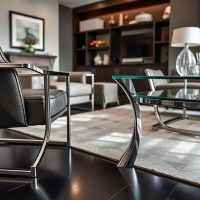 Chromowane elementy meblowe: trendy, wykończenia i pielęgnacja