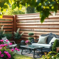 Przewodnik po płotach i meblach ogrodowych: styl, montaż i pielęgnacja