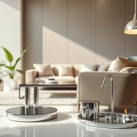 Chromowane elementy meblowe i akcesoria – styl i trwałość wnętrz